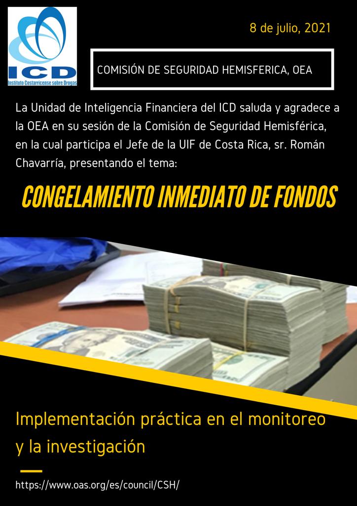 Anuncio: Participación de UIF en la Sesión de la Comisión de Seguridad Hemisférica