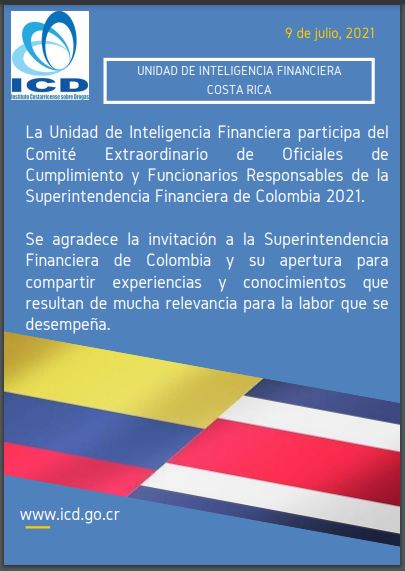 Anuncio: Participación del Comité Extraordinario de Oficiales de Cumplimiento y Funcionarios Responsables de la Superintendencia Financiera de Colombia 