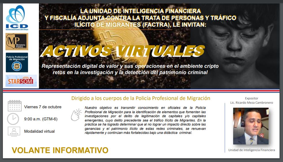 Volante Informativo: Invitación "Activos Virtuales"