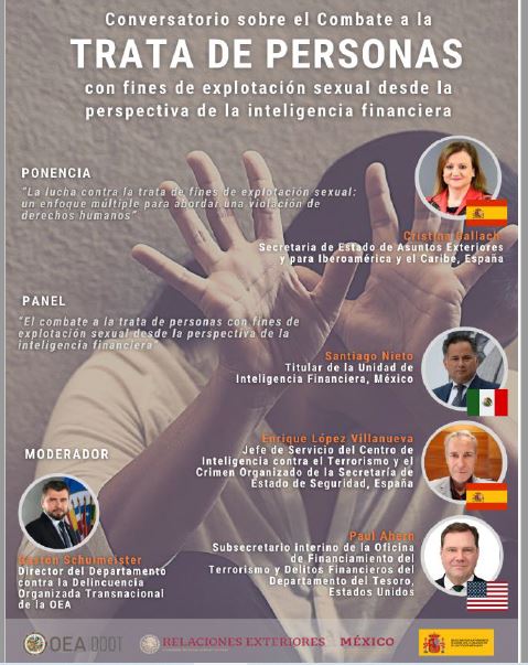 Aviso: Conversatorio sobre Combate a la Trata de Personas con fines de explotación sexual desde la perspectiva de la inteligencia financiera