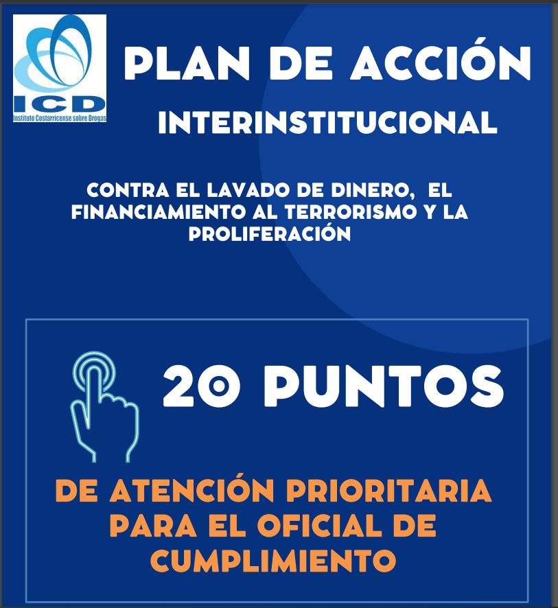 Plan de Acción Interinstitucional Contra Lavado de Dinero, El Financiamiento al Terrorismo y la Proliferación.