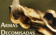 Armas decomisadas relacionadas con narcotráfico