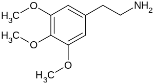 300px-Mescaline Structural Formula svg