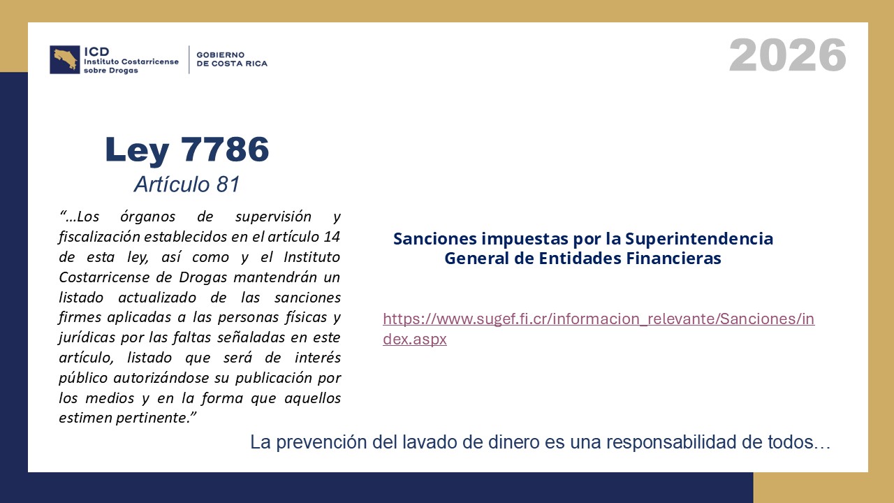 Sanciones del Supervisor
